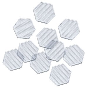 Plattor 10-pack små hexagon