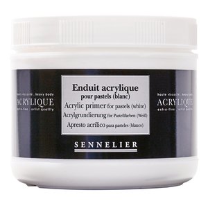 Akrylmedium Sennelier 500Ml - Acrylic Primer For Pastels (White)