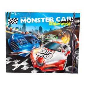 Stickersbok Monster Cars - Stickerworld