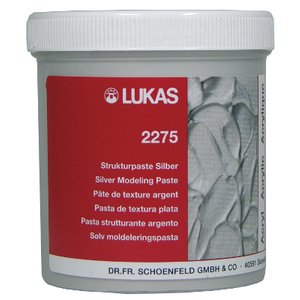 Akrylmedium Lukas 250Ml - Structure Paste Silver