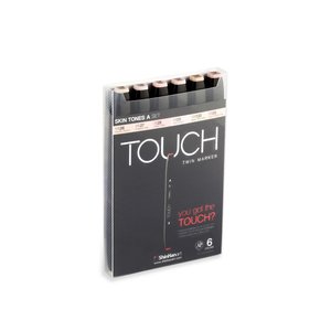 Touch Twin Marker 6st - Skin Tones A
