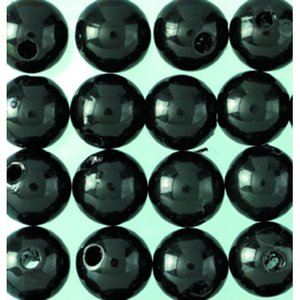 Vaxpärlor ø 8 mm - svart 32-pack