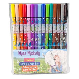 Fineliner Miss Melody - 15 pennor