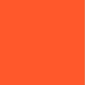 Color-Dekor färgfolie 180 °C 100 x 200 mm - orange 2 st