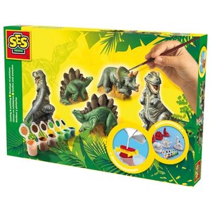 Gjut och måla dinosaurier