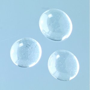Glasklimpar 11 - 13 mm - kristallklarta 1.000 g ~ 450 st.