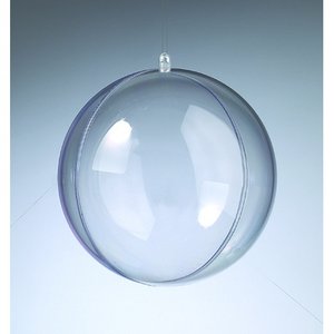Plastboll - kristallklar separerbar (PS)