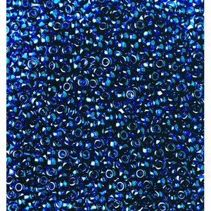Rocaillespärlor genomskinliga - mörkt azurblå