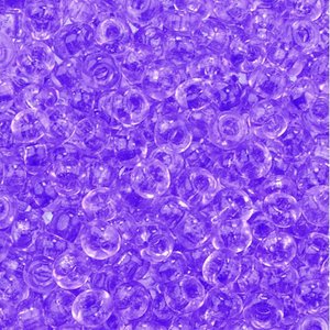 Rocaillespärlor genomskinliga - violett