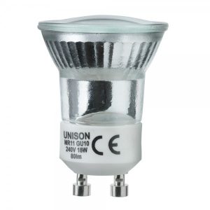 GU10 Mini Halogenlampa 35W (Klar/transparent)