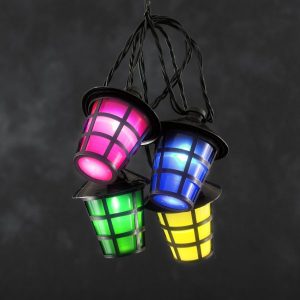 Partyslinga 40L färgade lanternor (Flerfärgad)