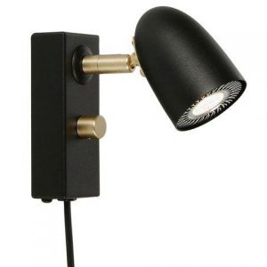 Radiell LED läslampa (Svart)